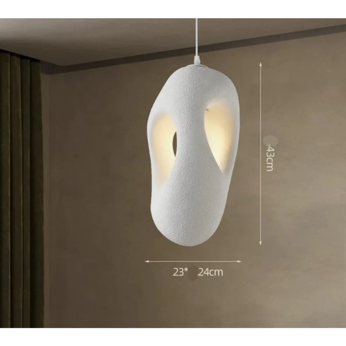 Irregular Resin Pendant Light | Organic Freeform Suspend Lamp Cluster Living Room Restaurant & Bar Casalolalights