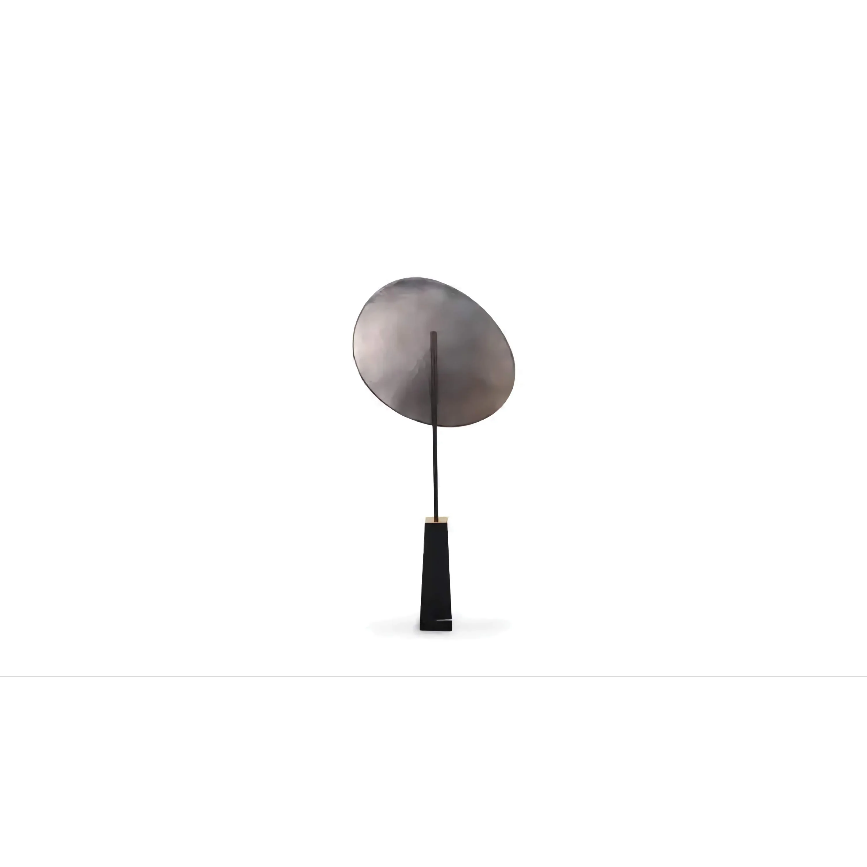 Island Modern Designer Floor Lamp – Asymmetrical Black & Brass Statement Light for Luxury Living Spaces- Sales