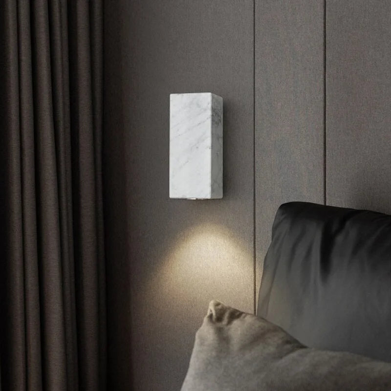 Italian Marble Wall Lamp | Elegant Luxury Lighting for Bedrooms & Living Rooms