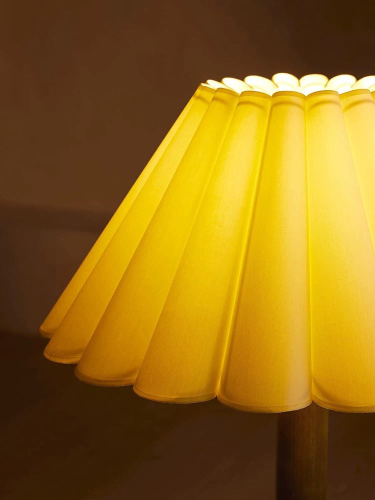 Japandi Wooden Table Lamp – Designer Modern Bedroom Lighting