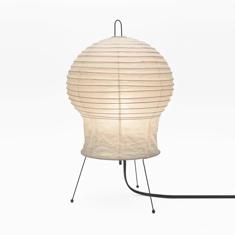 Akari Rice Paper Floor Lamp | Zen Minimalism for Living Room & Bedroom | Noguchi Style Elegance