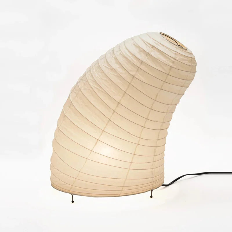 Akari Style Floor Lamp | Noguchi Inspired Rice Paper Lighting | Minimalist Japandi Decor