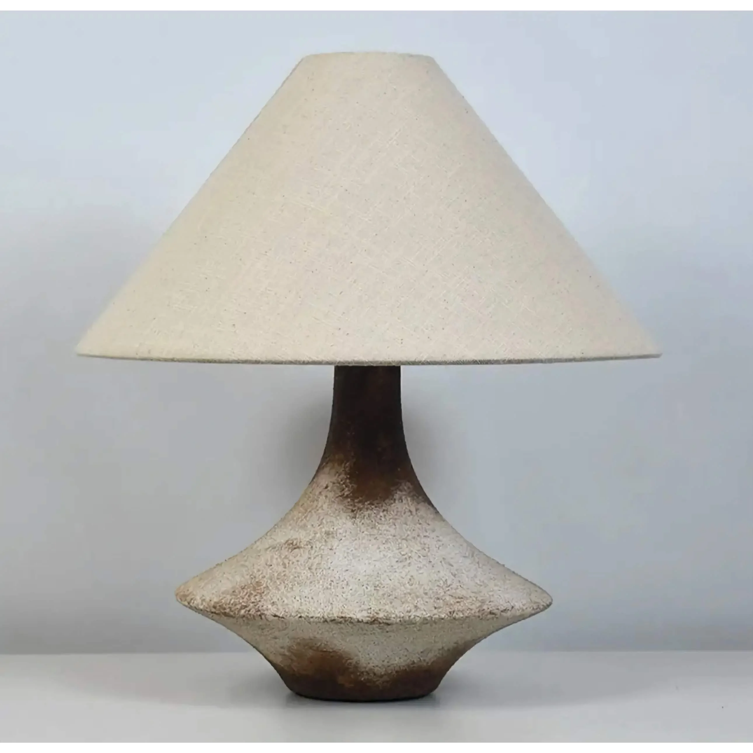 Wabi Sabi Table Lamp Rustic Japandi Decor