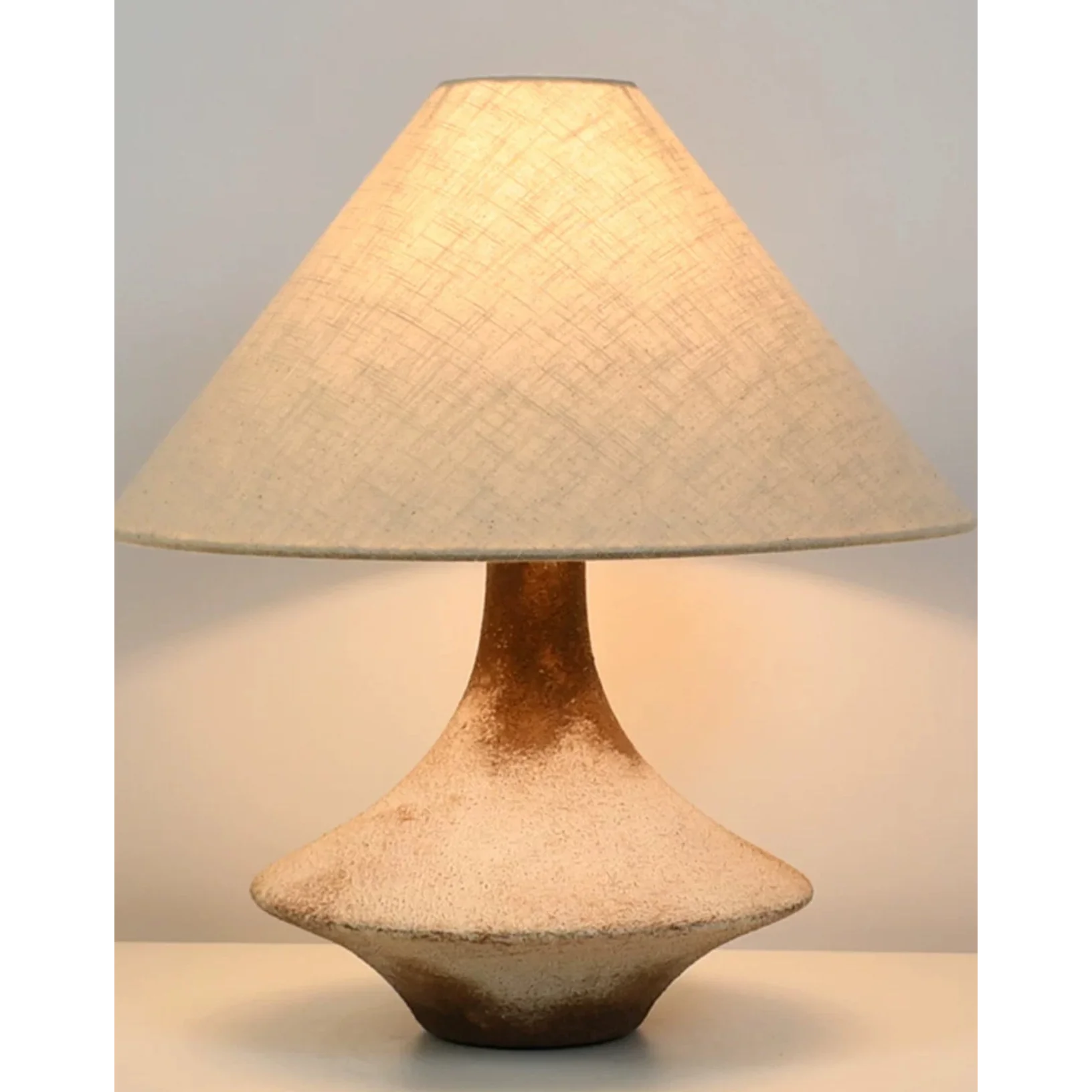Wabi Sabi Table Lamp Rustic Japandi Decor