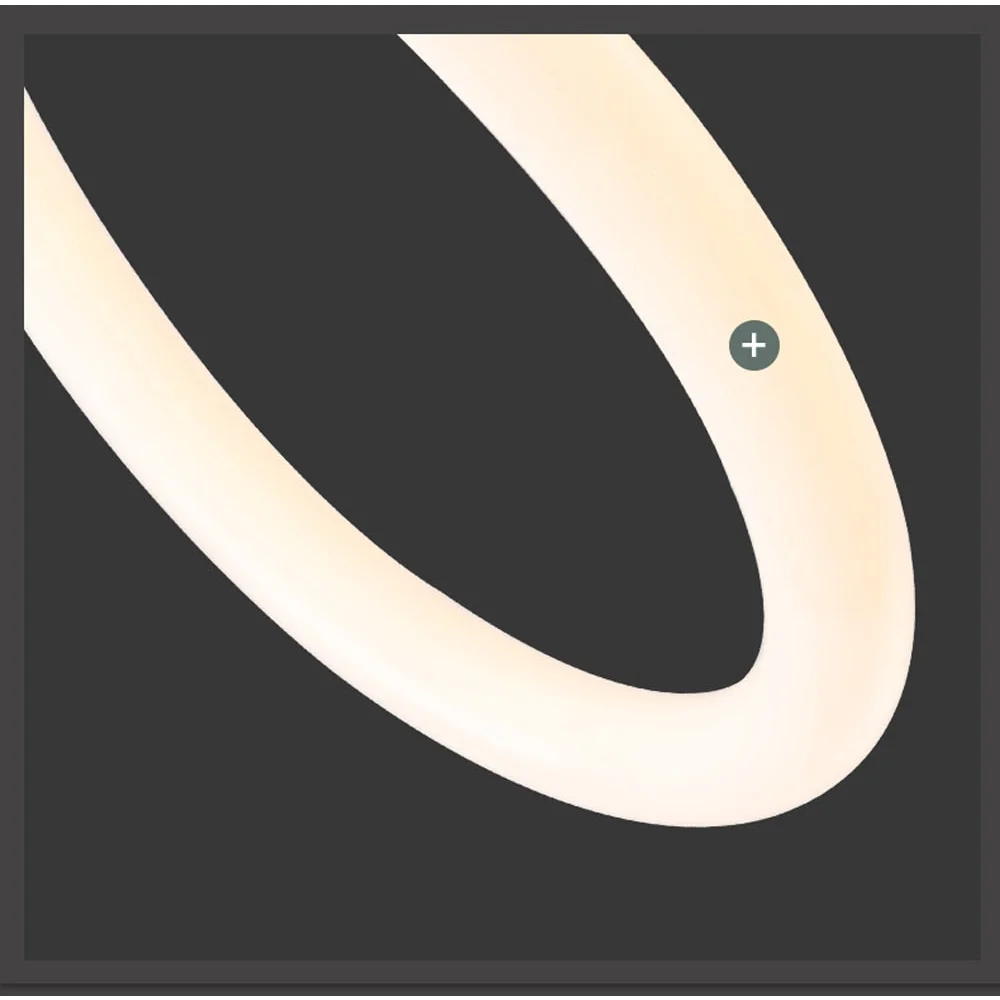 Luke Linear Ceiling Lamp | Silicone Flexible Led Pendant Light | Modern Dining Room