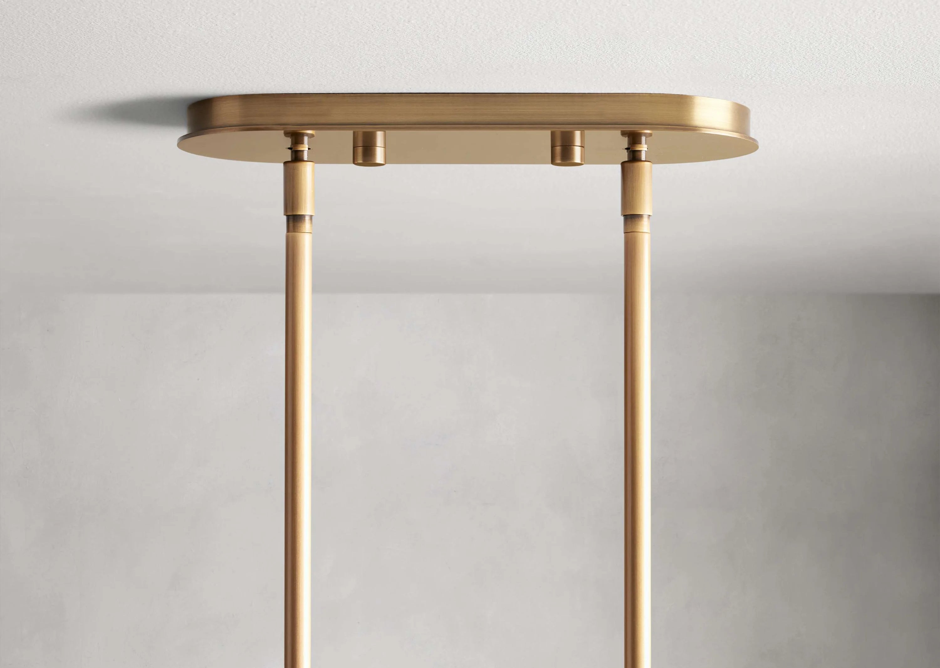 Limited Edition Bubble Chandelier | Modern Brass Linear Pendant