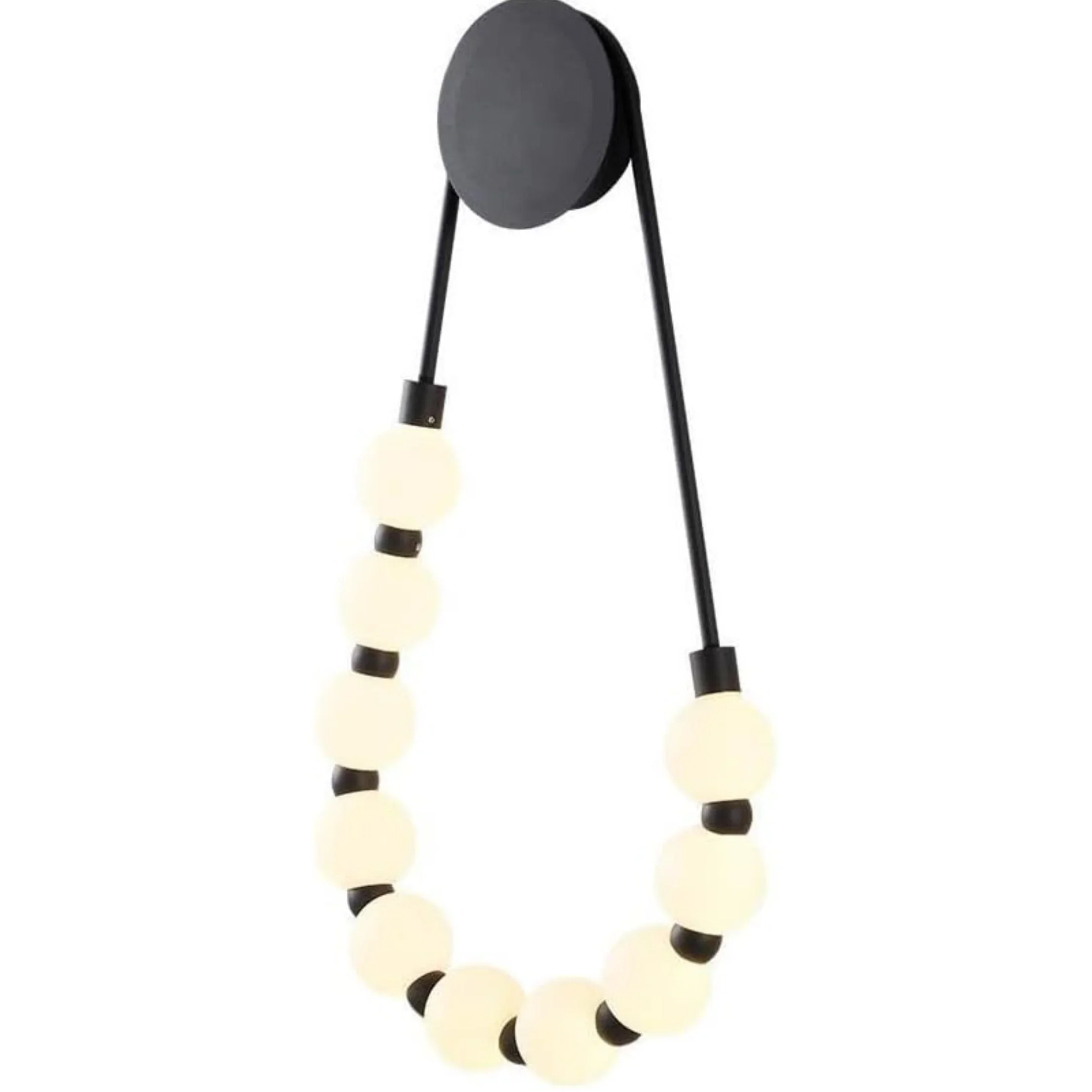Necklace Wall Lamp | Modern Chain Lighting | Parisian Chic Light Fixture for Homes Restaurants Casalolalights Luxury