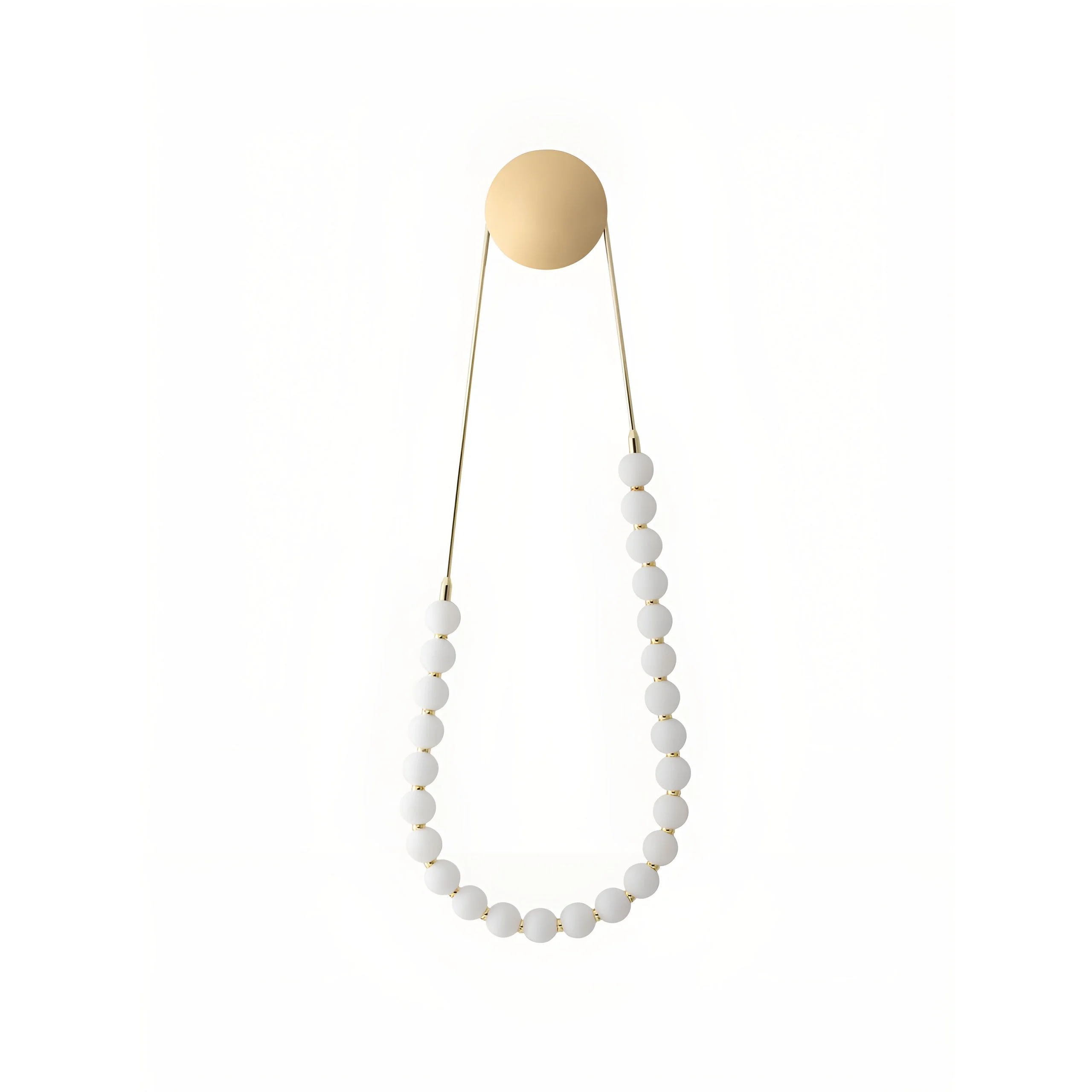 Necklace Wall Lamp | Modern Chain Lighting | Parisian Chic Light Fixture for Homes Restaurants