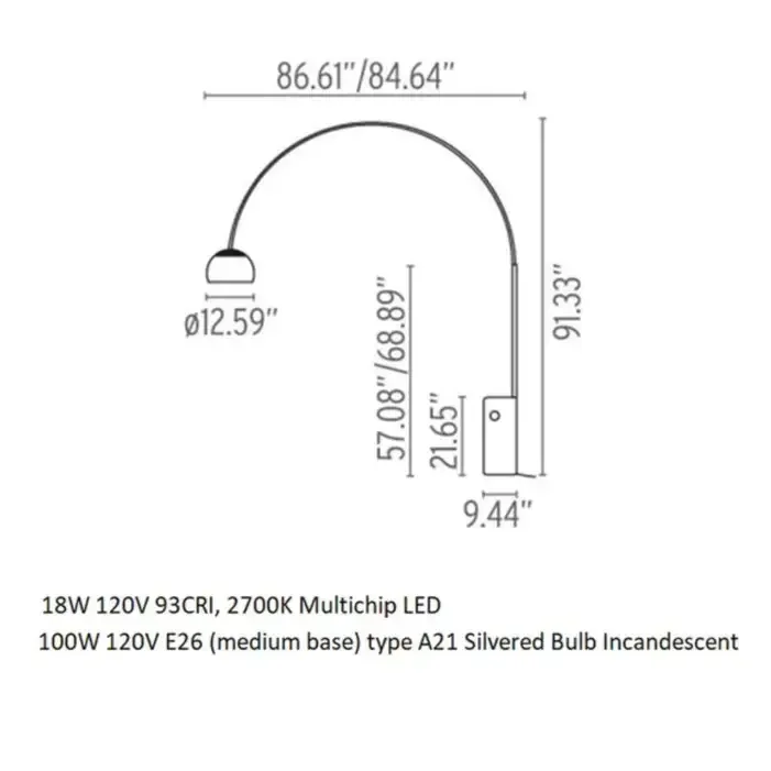 Arc Castiglioni Mid Century Modern Masterpiece for Contemporary Interiors