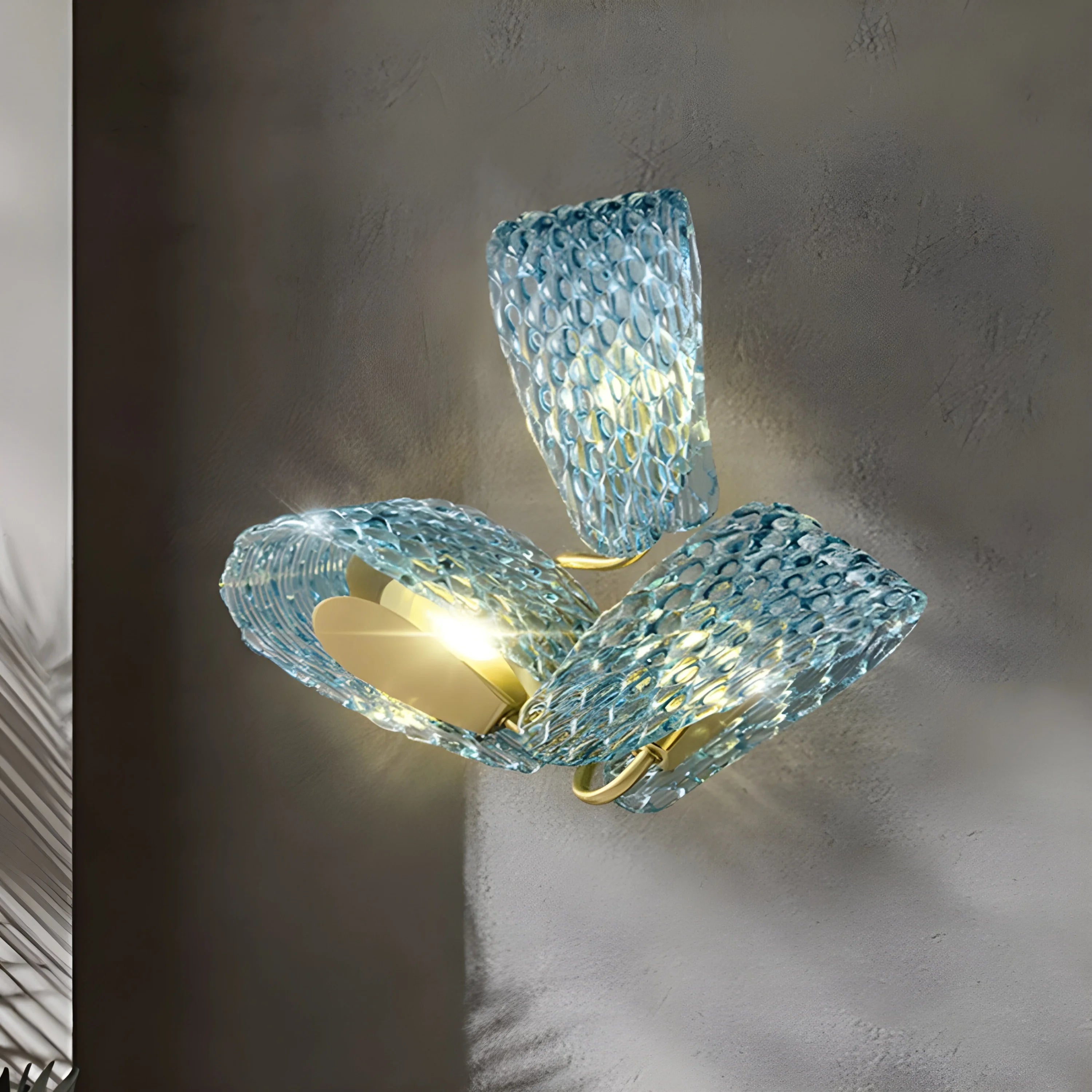 Blue Ribbon Crystal Wall Sconces | Luxury Lamps for Living Room Dining Hotel