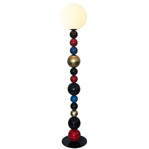 Modern Multicolor Sphere Floor Lamp – Creative Art Deco Lighting for Living Room or Bedroom