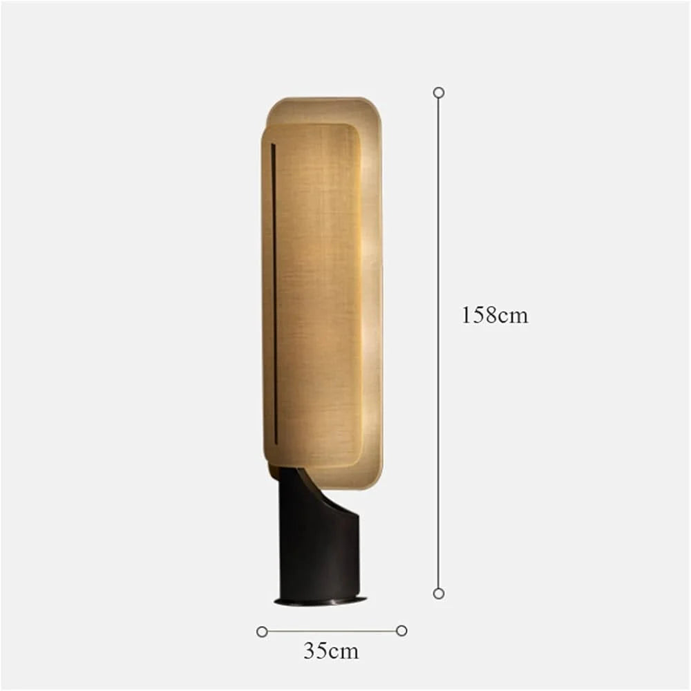 Unique Floor Lamps for Bedroom Living Room | Artisan | Linen and Resin Finish