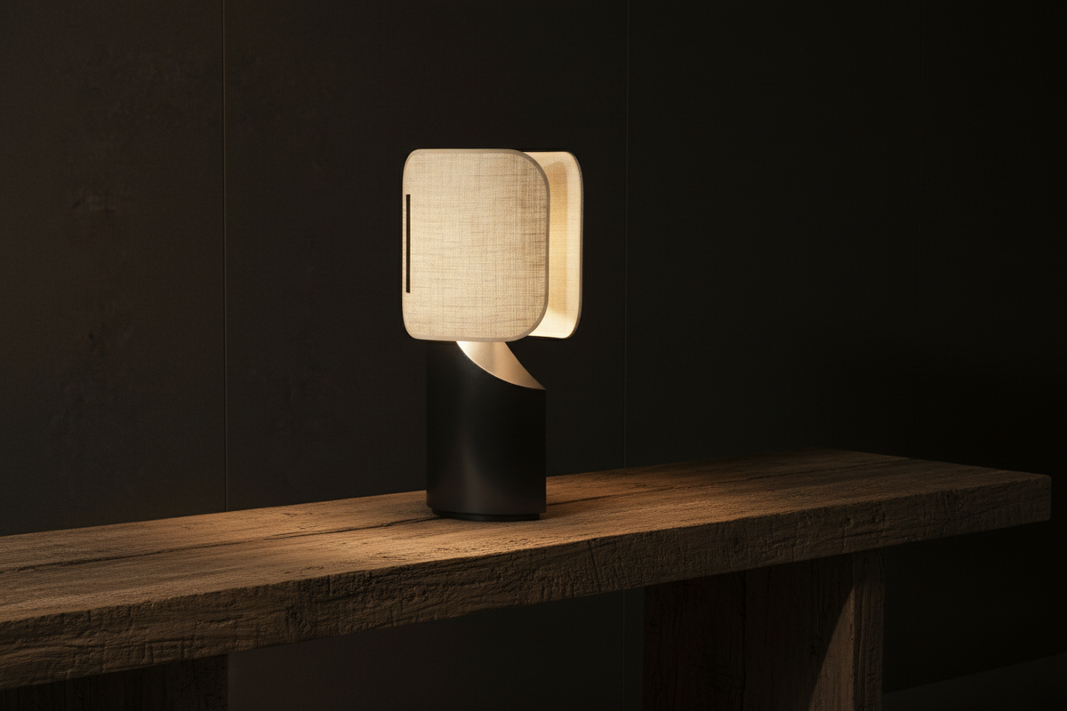 Sculptural Table Lamp 52cm | Architectural Layered Diffuser Resin Contemporary Console & Desk Casalolalights Luxury