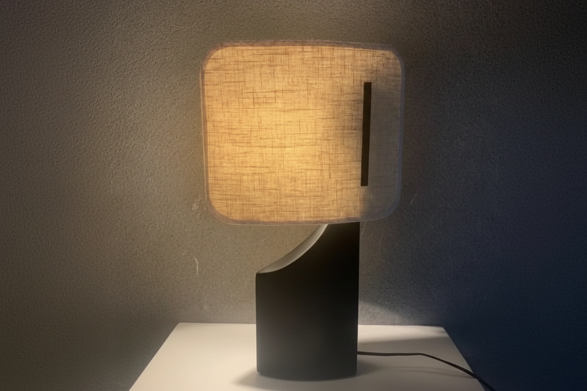 Sculptural Table Lamp 52cm | Architectural Layered Diffuser Resin Contemporary Console & Desk Casalolalights Luxury