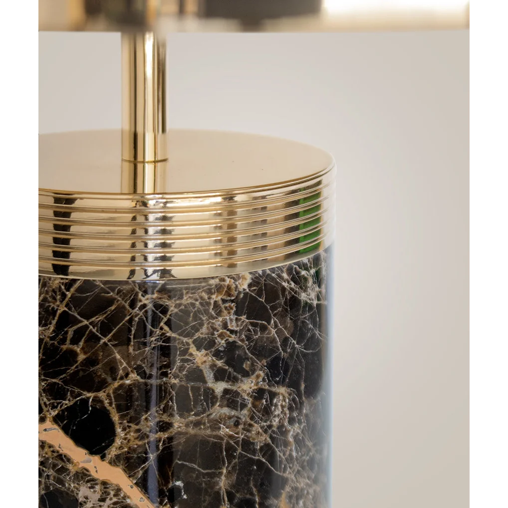 Marble & Brass Table Lamp | Timeless Designer Accent - Sparta