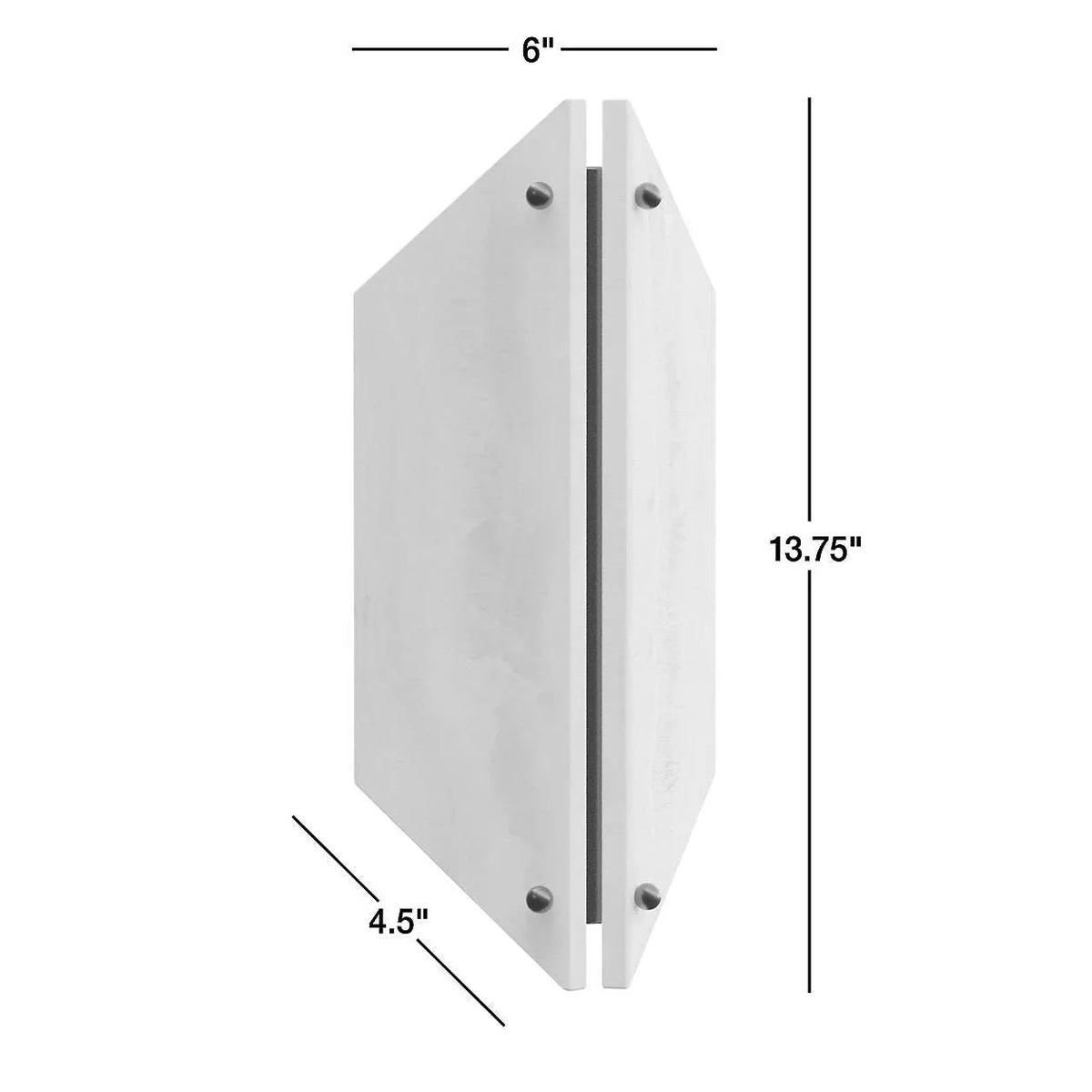 Marble Geometric Wall Sconce | Angled Onyx-style Stone & Copper 35cm Modern Minimalist Hallway Casalolalights Luxury