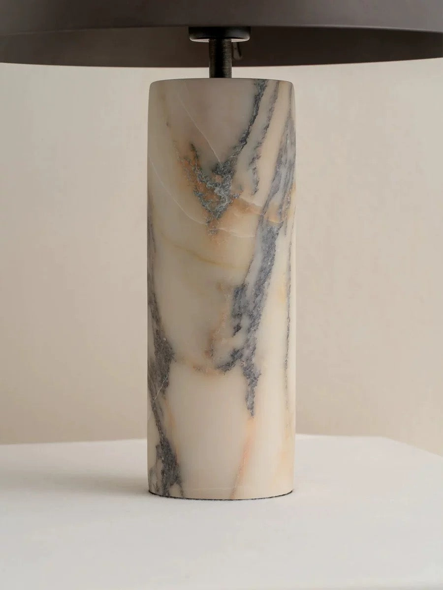 Genuine Marble Table Lamp – Wabi-sabi Designer Lighting for Bedroom Living Room or Dining Area Casalolalights Luxury