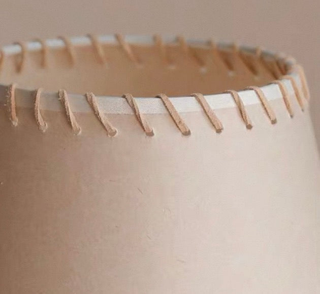 Designer Marble and Parchment Table Lamp | Minimalist Statement Lighting in Two Heights