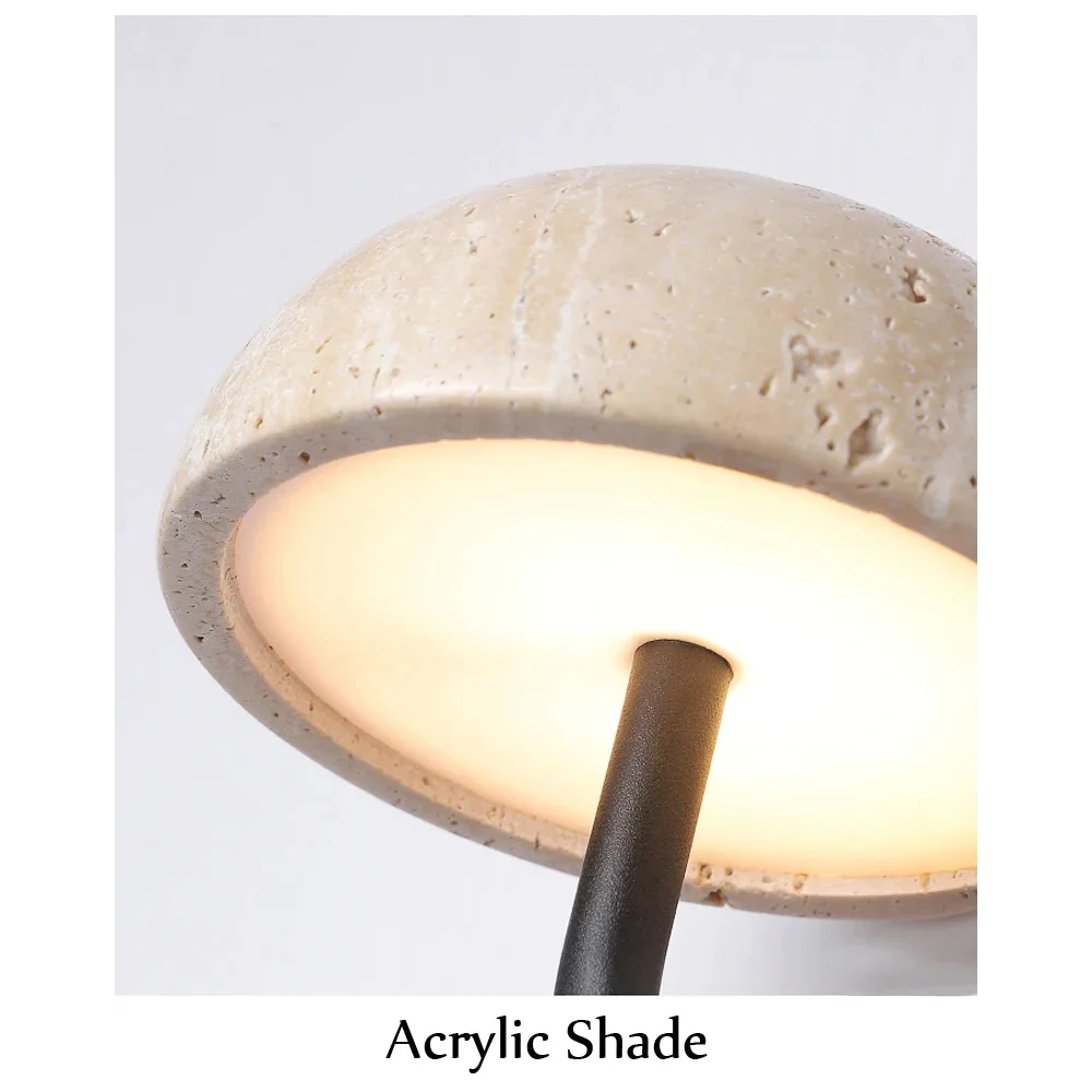 Marble Wall Lamp Natural Material Wabi Sabi Light Fixtures for Bedside Living Room Corridor