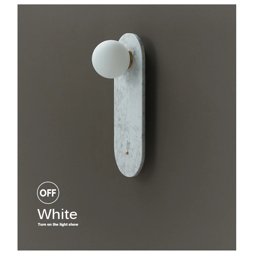Marble Wall Light Fixtures Green White Luxury Interior Home Decor