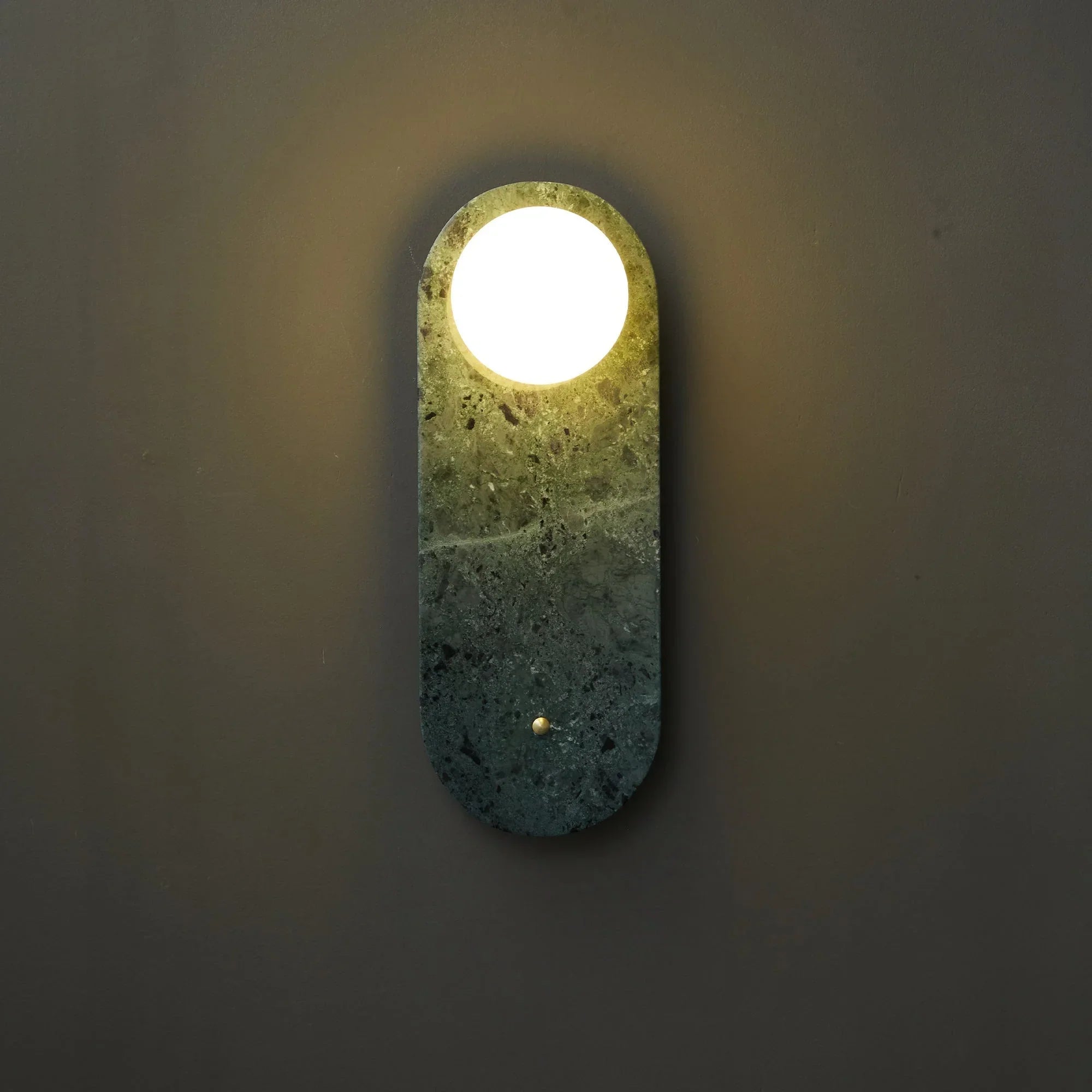 Marble Wall Sconce 32cm | Natural Stone Up-down Light Green or White Bedroom Hallway & Staircase Casalolalights Luxury
