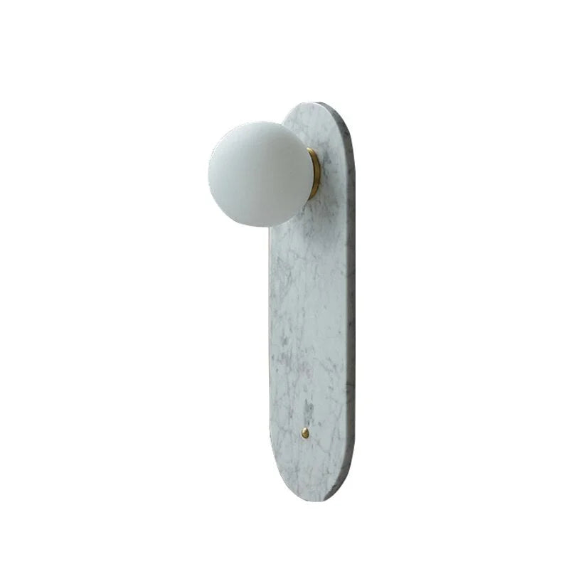 Marble Wall Sconce 32cm | Natural Stone Up-down Light Green or White Bedroom Hallway & Staircase Casalolalights Luxury