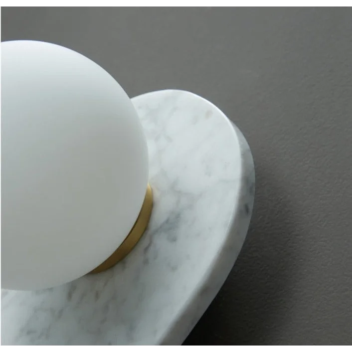 Marble Wall Sconce 32cm | Natural Stone Up-down Light Green or White Bedroom Hallway & Staircase Casalolalights Luxury