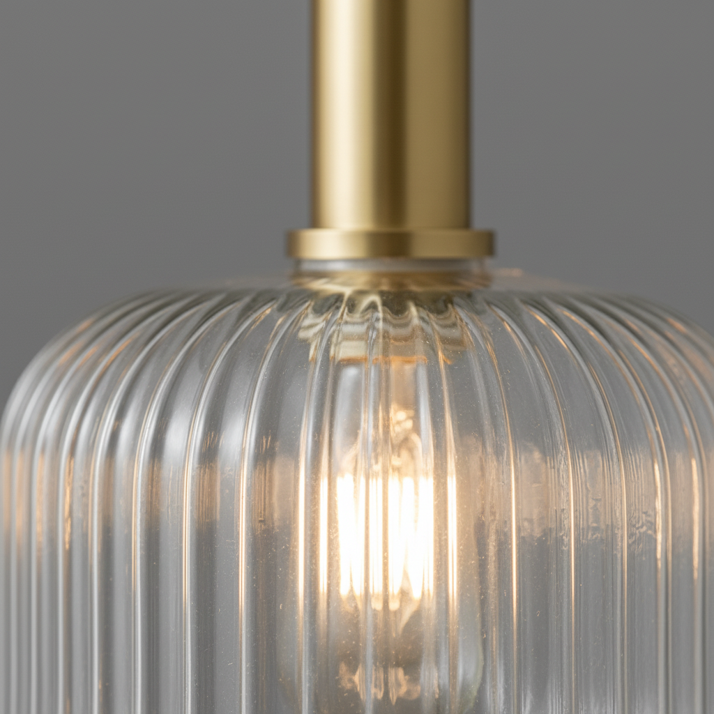 Transparent Glass Pendant Lights | 1-light for Kitchen Bedroom Bathroom Casalolalights Luxury Lamps for Interior