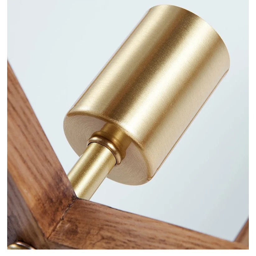 Mid Century Table Lamp | Japanese Light | Rustic | Wood Floor | Casalola