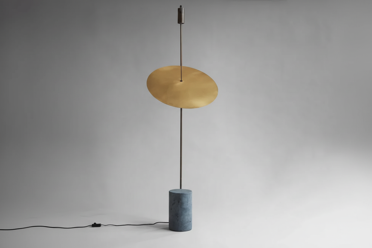 MID-MODERN MARBLE FLOOR LAMP | CL85D52