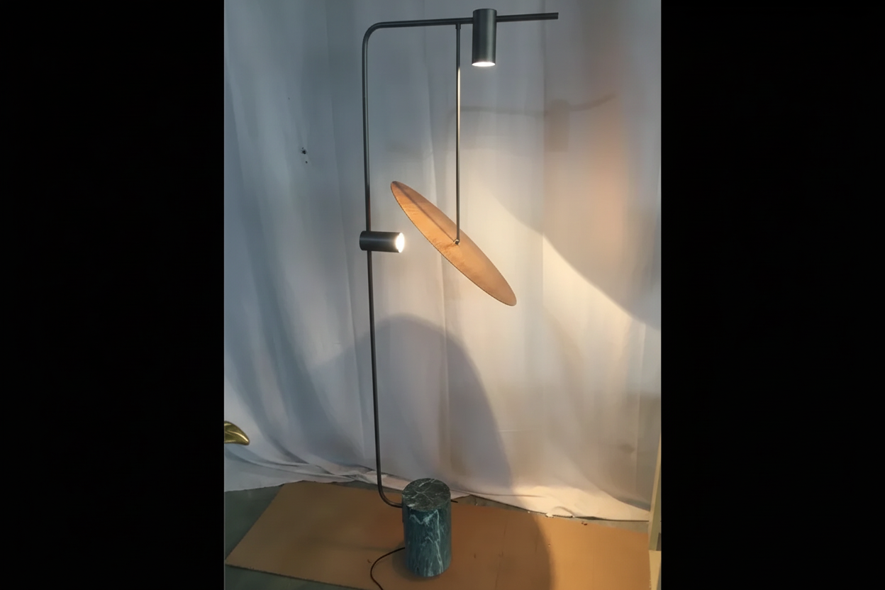 Современный мраморный торшер | Cl85d52