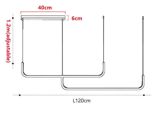 Led Kitchen Island Linear Pendant Lighting | Modern Chandelier Light for Dining Room | Casalola Casalolalights Luxury