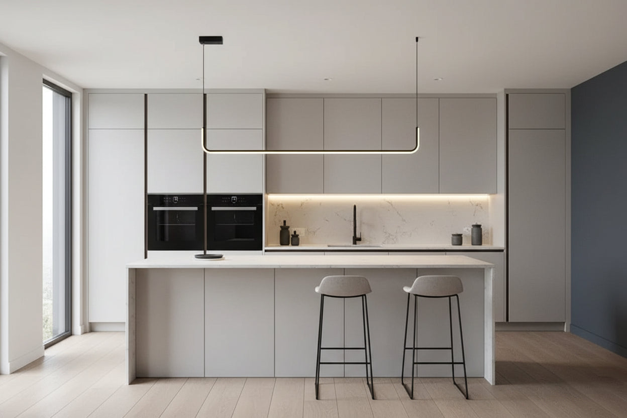 Led Kitchen Island Linear Pendant Lighting | Modern Chandelier Light for Dining Room | Casalola Casalolalights Luxury