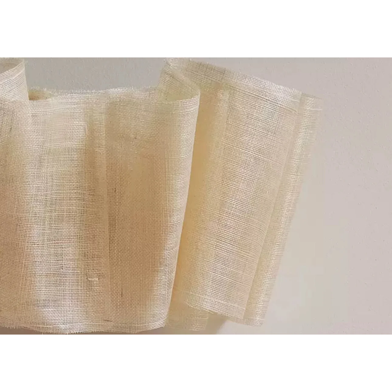 Japanese Style Pendant Light | Hand-knitted Fabric Lampshade | Warm Minimalist Japandi Biophilic