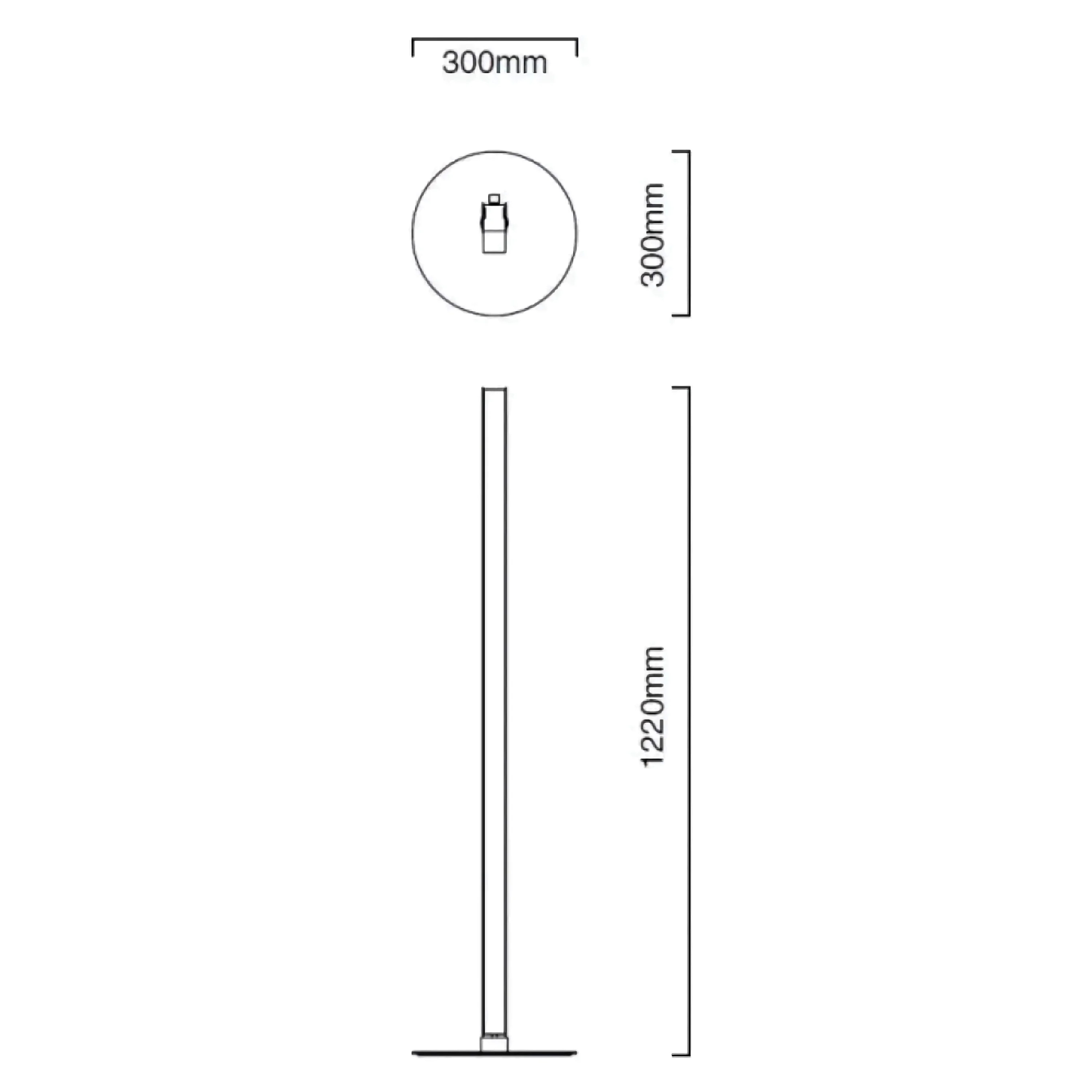 Minimalist Alabaster & Bronze Floor Lamp | Architectural Led Light