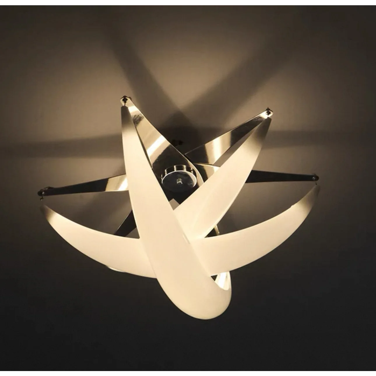 Minimalist Crescent Ceiling Light | Flush Mount Modern Atmosphere Lamp