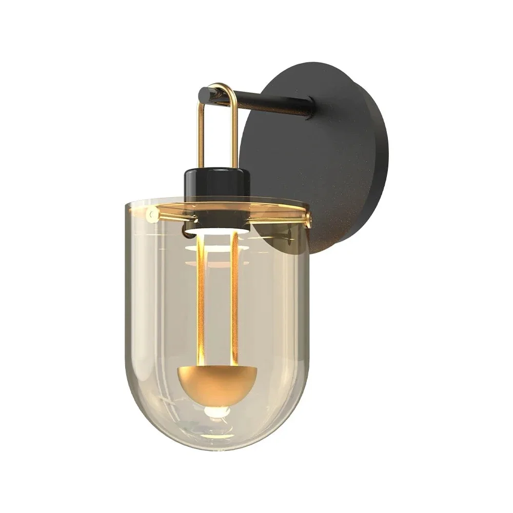 Minimalist Led Wall Sconce | Stained-glass Up-down Light Modern Bedside Lamp Living Room & Bedroom Casalolalights