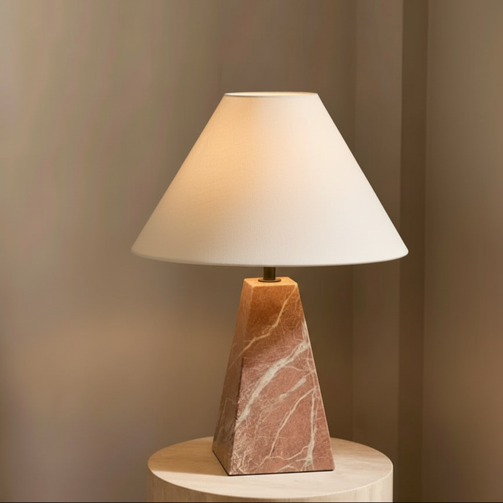 MINIMALIST MARBLE TABLE LAMP | CLVBT577