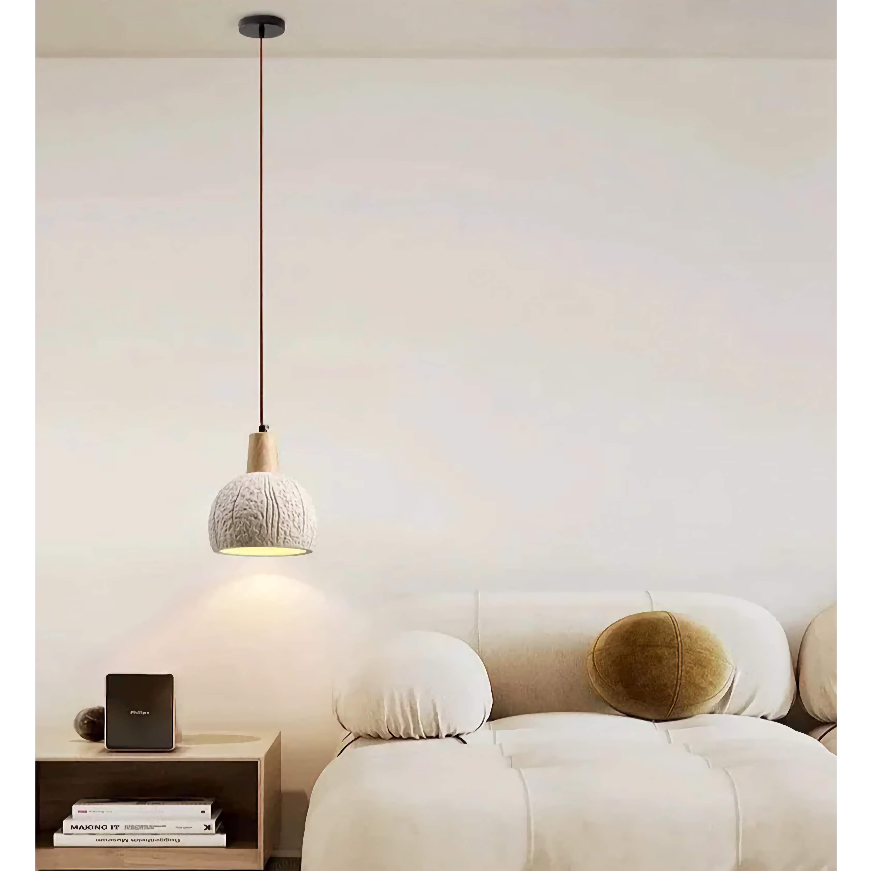Minimalist Natural Pendant Lamps for Dining Room Bedroom Living
