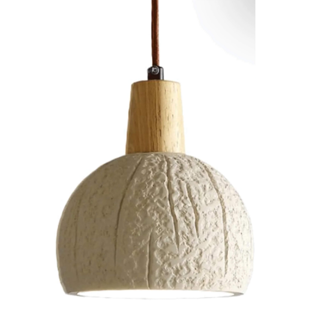 Minimalist Resin Pendant Light 16cm | Compact Organic Hanging Lamp Bedside Kitchen & Dining Room Casalolalights Luxury