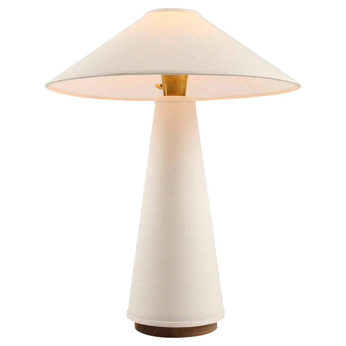 Minimalist Table Lamp Linden White Linen Bedside Lamps Casalolalights Luxury Lamps for Interior Designers