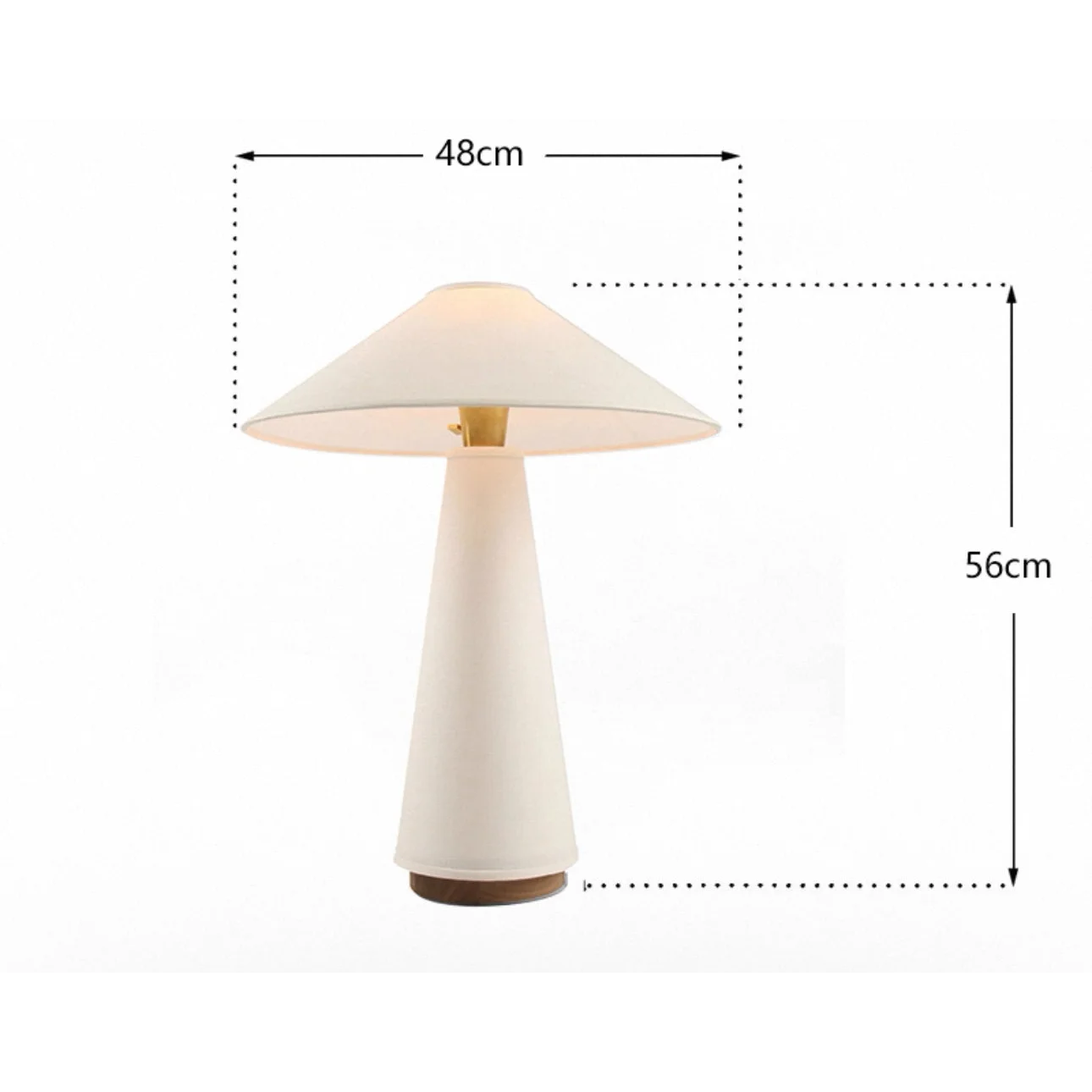 Minimalist Table Lamp Linden White Linen Bedside Lamps Casalolalights Luxury Lamps for Interior Designers