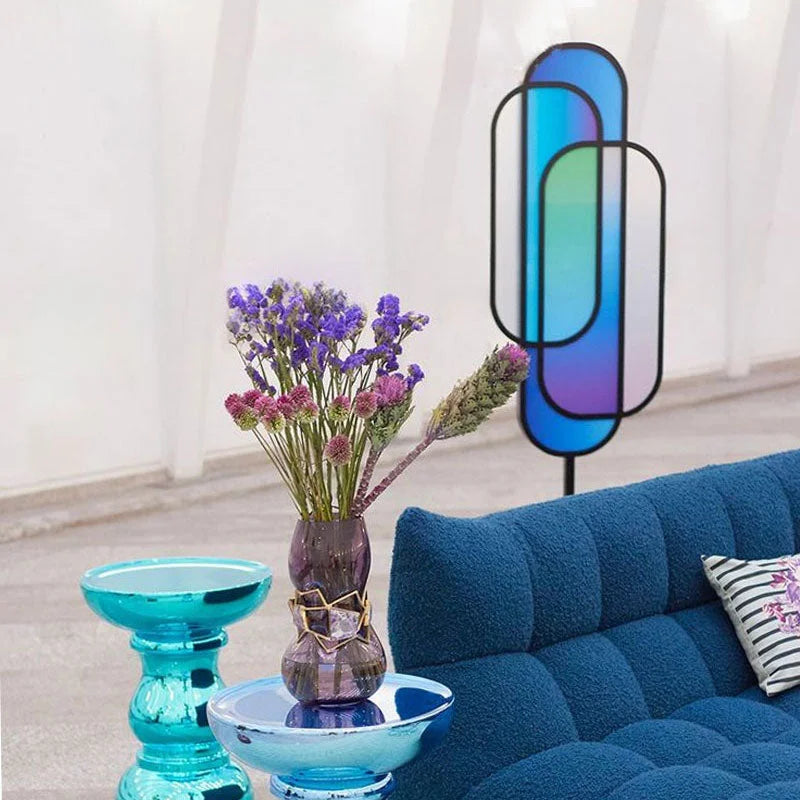 Shop for Floor Lamps Standing Light Living Room Blue Finish