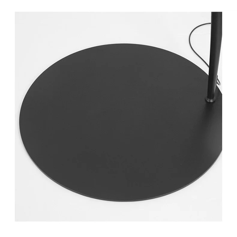 Modern Arc Floor Lamp with Golden Ring Led Lampshade | Metal 200cm Aluminum Shade