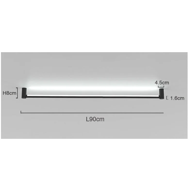 Black Linear Track Lighting | Wall Sconces | Modern Bar Lamp