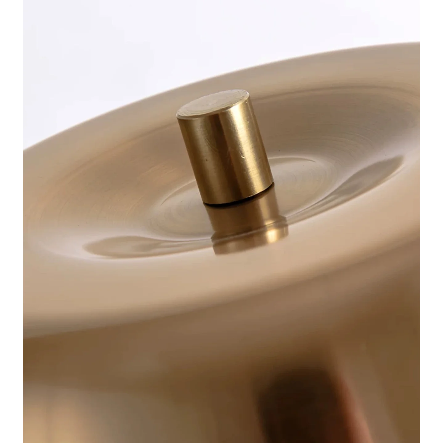 Modern Brass and Black Iron Table Lamp – Luxury Accent Light for Living Room or Bedroom