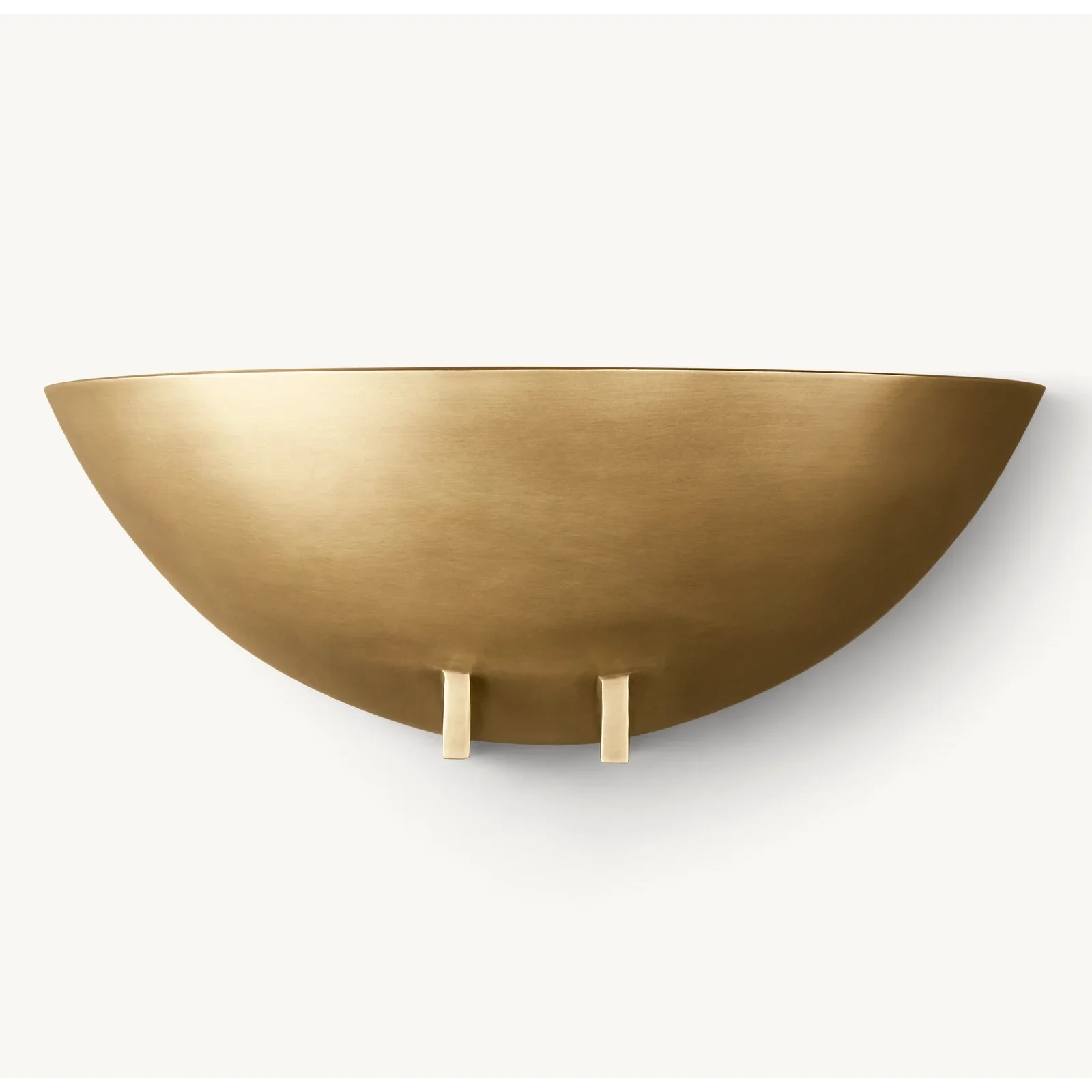 Modern Brass Bowl Wall Sconce – Handcrafted Luxury Accent Light