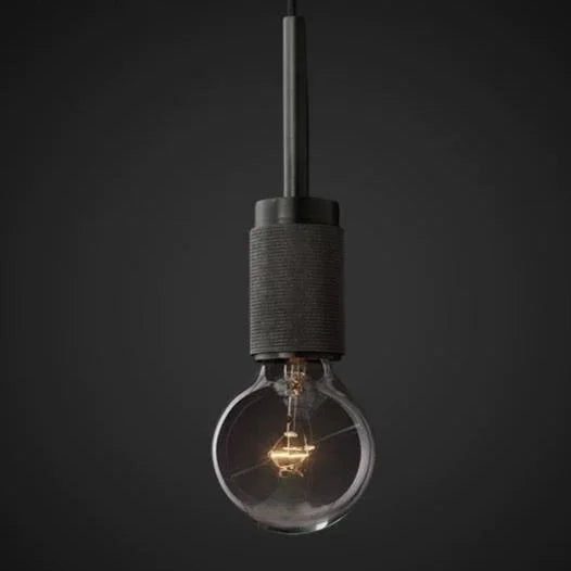 Disc Pendant Light for Kitchen Island or Dining Room | Exposed Bulb Casalola Lights Luxury Lamps Interior Designers