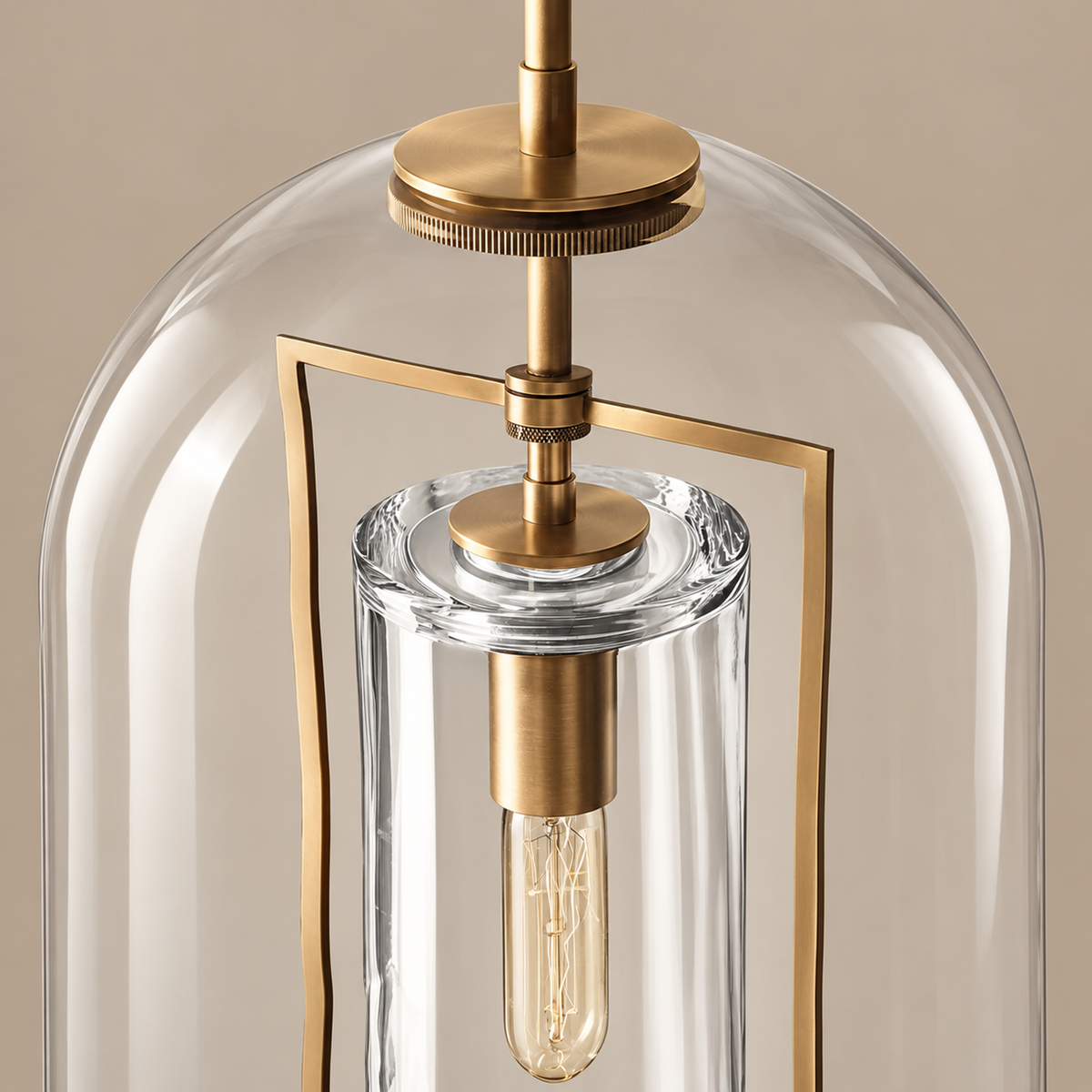 Glass Pendant Lights - Layered Bell Casalola Luxury Lamps for Interior Designers