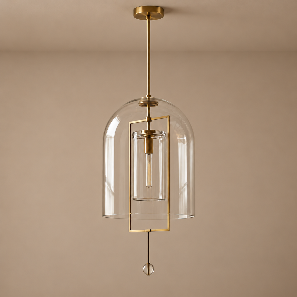 Glass Pendant Lights - Layered Bell Casalola Luxury Lamps for Interior Designers